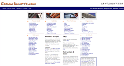 Desktop Screenshot of cosmicscripts.com